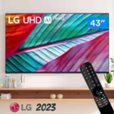 Smart TV LED 43″ Ultra HD 4K LG 43UR781C0SA ThinQ AI 3 HDMI 2 USB Wi-Fi Bluetooth HDR10