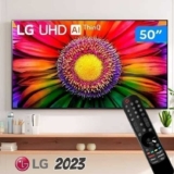 Smart TV LG 50″ 4K 50UR871C UHD Wi-Fi, Inteligência Artificial ThinQ, built-in, Google Assistente Design Ultrafino