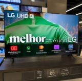 Smart TV LG UHD AI UA75 50 polegadas HDR10 Pro Processador α7 AI Ger8 webOS 25