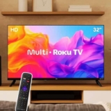 Smart TV Multi Roku 32″ HD 3 HDMI 2 USB Compatível com Alexa e Google Home – TL052M