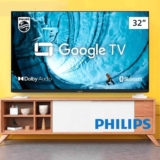 Smart TV Philips 32″ HD 32PHG6909/78 Google TV, Comando de Voz, HDR