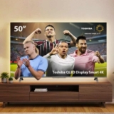 Smart TV QLED 50″ 4K Toshiba 50C450NS Google TV 3 HDMI 2 USB Wi-Fi – TB034M