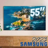 Smart TV Samsung 55″ UHD 4K 55CU7700 2023, Processador Crystal 4K, Gaming Hub Tela sem Limites