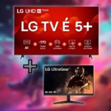 Smart TV UHD UR8750 65” 4K 2023 Controle Smart Magic LG 110V/220V