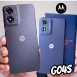 Smartphone Motorola Moto G04s – 128GB 8GB Ram Boost Camera 16MP com sensor Moto AI FPS lateral Grafite