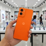 Smartphone Motorola Moto g06-128GB 12GB (4GB RAM + 8GB Ram Boost) e Camera 50MP com AI Bateria de 5200 mAh Tela 6.9″ – Laranja