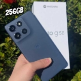 Smartphone Motorola Moto G56 5g 256gb 16gb 8gb Ram+8gb Ram Boost Camera 50mp Sony Lytia 600 certificado de Ultrarresistencia Militar e Ip68 + Ip69 Grafite