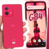 Smartphone Motorola Moto g84 5G – 256GB 16GB (8GB RAM+8GB Ram Boost) 50MP Ultra-Pixel AI Camera Tela pOLED NFC – Viva Magenta