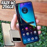 Smartphone Motorola Razr 40 256GB Vanilla 5G Snapdragon 8GB RAM 6,9″ Câm. Dupla + Selfie 64MP