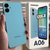 Smartphone Samsung Galaxy A06 128GB 4GB RAM 6,7″ Câm. Dupla + Selfie 8MP