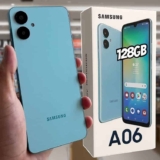 Smartphone Samsung Galaxy A06 128GB 4GB RAM 6,7″ Câm. Dupla + Selfie 8MP