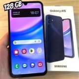 Smartphone Samsung Galaxy A15 6,5″ 128GB Azul Escuro 4G 4GB RAM Câm. Tripla 50MP + Selfie 13MP 5000mAh Dual Chip