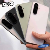 Smartphone Samsung Galaxy A56 5G Preto 128GB, 8GB RAM, Câmera Tripla até 50MP, Tela Super AMOLED 6.7″, IP67, NFC, Vídeo HDR e Recursos AI