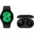 Galaxy Watch4 Bt 40mm – Preto + Galaxy Buds+
