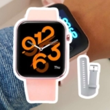 SmartWatch Kabum Smart 500, Rosé, Pulseira Extra Cinza, Compatível IoT Tuya – KBSAC007