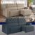 Sofá Retrátil Reclinável 4 Lugares Suede Veludo – Jacarta BestHouse