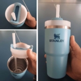 Stanley – Copo Quencher H2.0 FlowState 591ml – Copo de aço inoxidável com tampa, isolamento a vácuo, para água, chá gelado, café, smoothies e muito mais, Pool