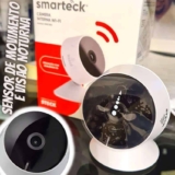 Steck, Câmera Inteligente Steck Ambiente Conectado, Segurança Interna, Wi-Fi, Branca