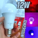Steck, Lâmpada Inteligente 12W, RGBW Wi-Fi, Bivolt