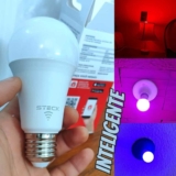 Steck, Lâmpada Inteligente 7W, Steck Ambiente Conectado RGBW Wi-Fi, Bivolt
