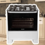 SUGGAR FOGÃO BEST GLASS BRANCO MESA DE VIDRO 5 BOCAS TRIPLA CHAMA TREMPE EM FERRO FUNDIDO ACENDIMENTO AUTOMÁTICO FGVBG510BR