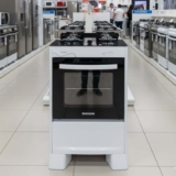 Suggar Fogão Neo Glass Branco Mesa De Vidro 4 Bocas Trempe 6 Apoios Acendimento Automático Fgvng410br