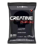 Suplemento em Pò Creatine Turbo Refil 1kg Black Skull Without flavor Sabor Sem sabor
