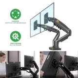 Suporte North Bayou Nb F160 De Mesa Para Tv/monitor De 17 Até 27 Preto