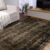 Tapete Peludo Ancar Marrom 200x250cm – Casa e Conforto