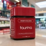 TAURINA com 1000mg por Dose – Fórmula Exclusiva com Máxima Concentração e Absorção – 60 Cápsulas