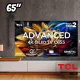 Tcl Smart Tv Advanced 4k Qled Pro 65 C655 Google Tv Dolby