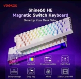 Teclado Akko Shine60 HE Magnetic Switch 60%