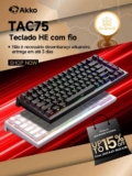 Teclado Akko TAC75 HE Magnetic Switch Black