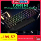 Teclado Mecânico Akko FUN68 65% Switch Magnetic