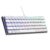 Teclado Gamer Mecânico Compacto Cooler Master SK620, RGB, Switch Low Profile Brown, US, Prata/Branco – SK-620-SKTM1-US