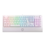 Teclado Mecânico Gamer Husky Anchorage Full Size, RGB, Switch Gateron EF Brown, ABNT2, Branco – HTG200BRMA
