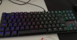 Teclado Mecânico Gamer Redragon APS, RGB, Switch Redragon Blue, ABNT2, Preto – Low Profile – K607 RGB (PT-BLUE)