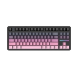 Teclado Sem Fio Mecânico Gamer Attack Shark X87, RGB, Tri-Mode Wireless Bluetooth USB-C, Blackberry – X87