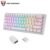Teclado Sem Fio Gamer Motospeed, RGB, Wireless e Bluetooth, Switch Brown, US, Branco – SK66
