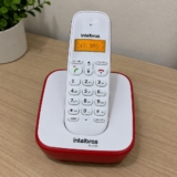 Telefone Sem Fio Digital TS 3110 Vermelho Intelbras