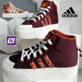 Tênis Adidas Cano Médio Bravada Mid Plataforma Farm Feminino