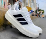 Tênis Adidas Courtblock Bold Feminino – Branco+Preto