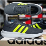 Tenis Adidas Lite Racer 4 0 Feminino – Azul+Verde