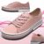 Tênis Beira Rio Sola Alta Rosa (34,5,7,38)