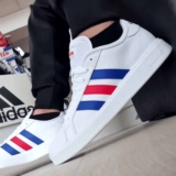 Tênis Couro Adidas Grand Court Base 2.0 Masculino