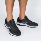 Tênis Mizuno Wave Way 2 Esportivo Masculino Preto