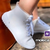 Tênis Moleca Cano Médio Perfuros Feminino