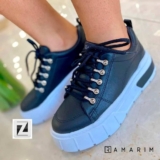 Tênis Ramarim Flatform Shine Tratorado Feminino