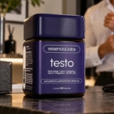 TESTO ESSENCIAL – Fórmula Exclusiva com Feno Grego + Boro + Arginina + ZMA + Vitamina B6 – 60 cápsulas