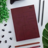 Tilibra – Agenda Executiva Costurada Diária 14,5 x 20,5 cm Prátika Permanente – Bordo